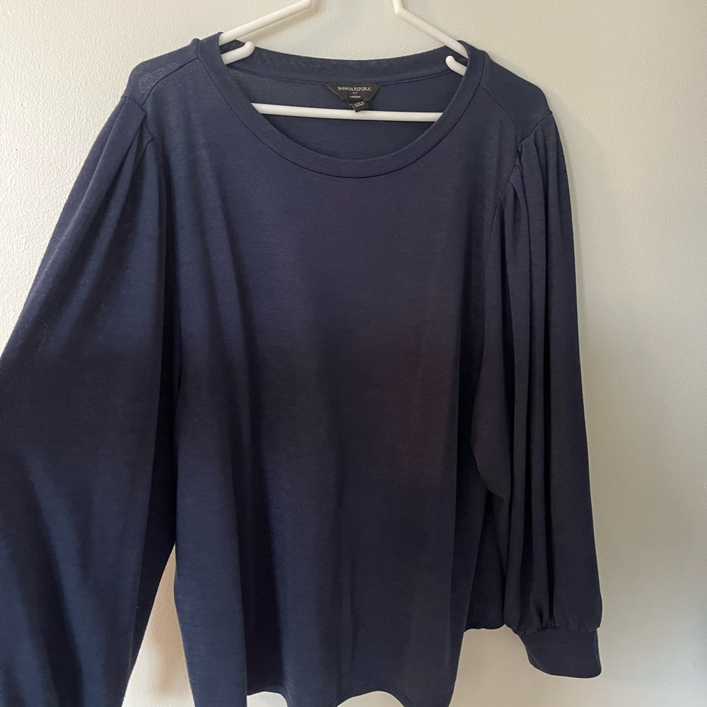 Banana Republic Blue Long Sweater